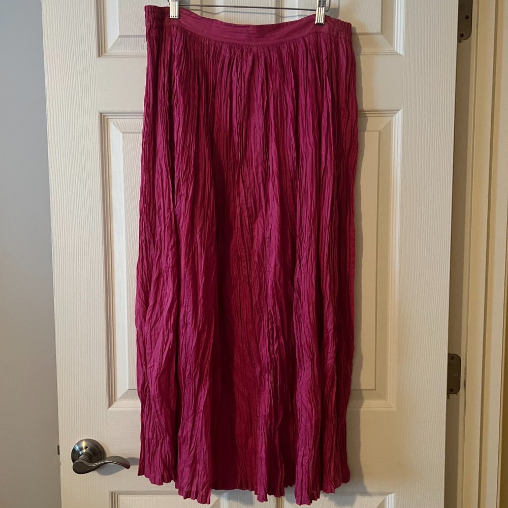 Scott Taylor Pink Broomstick Maxi Skirt - Size M